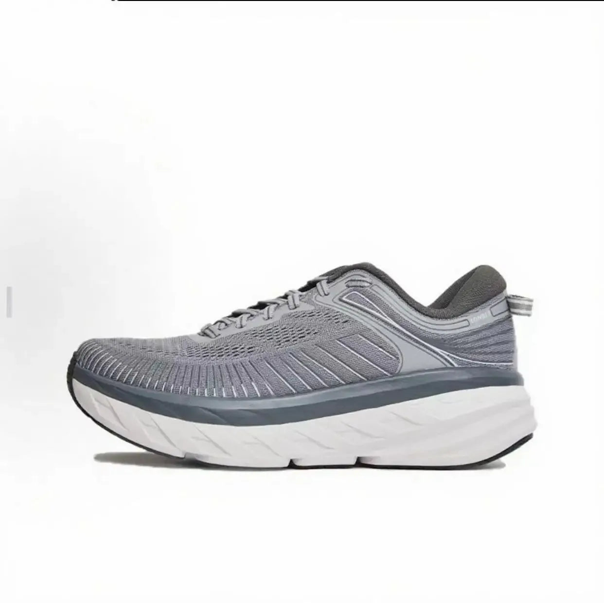 Bondi 7 are top-selling road running shoes, featuring shock absorption, breathability, non-slip design, and unisex fit.