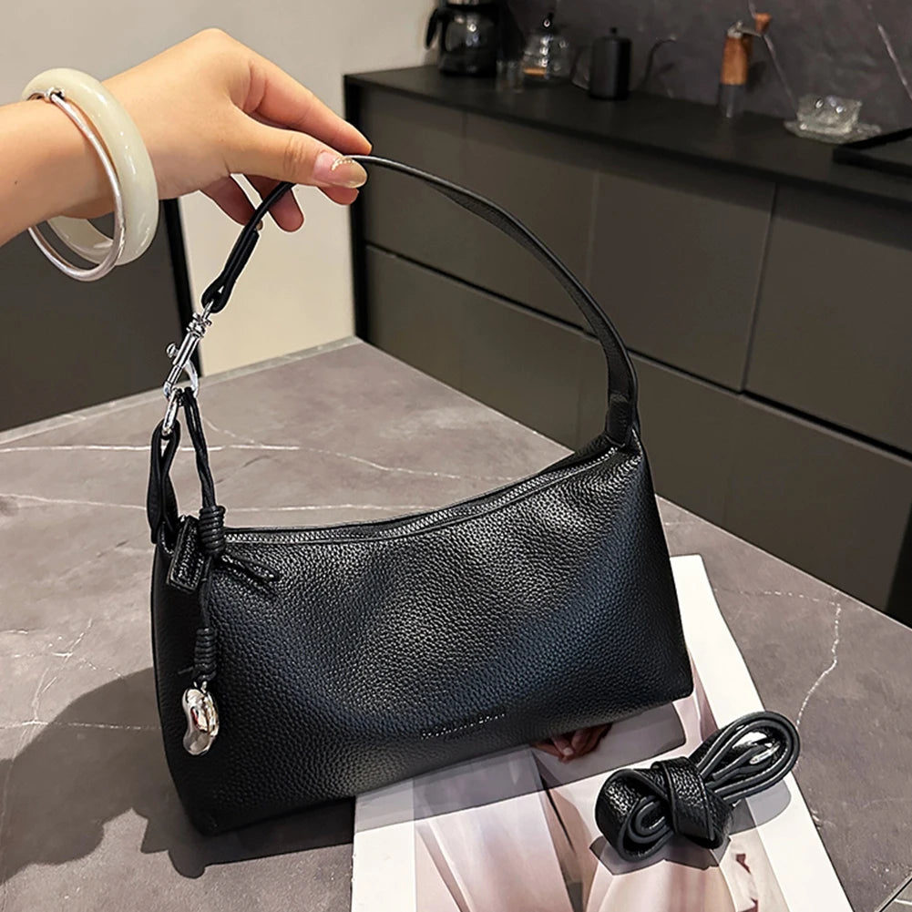 PU Leather Hobo Bag Trendy Crossbody Purse with Adjustable Strap Tote Handbag for Women