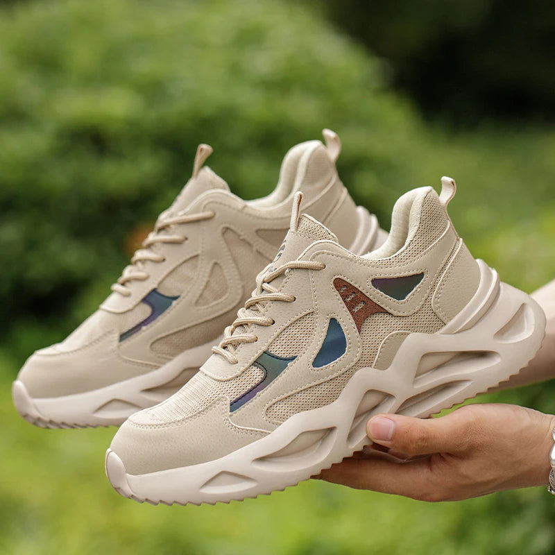 Unisex Work Safety Shoes Steel Toe Cap Light Breathable Sneaker For Men Anti-smash And Anti-puncture Safety Sneakers Shoes