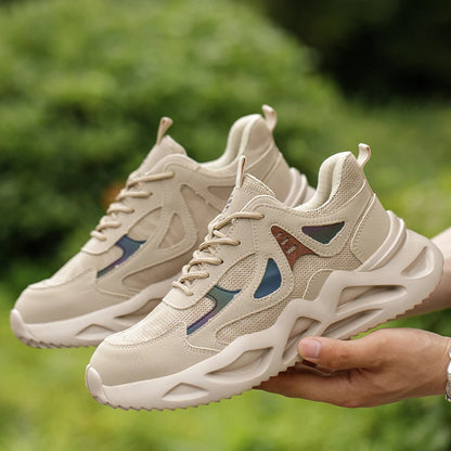 Unisex Work Safety Shoes Steel Toe Cap Light Breathable Sneaker For Men Anti-smash And Anti-puncture Safety Sneakers Shoes