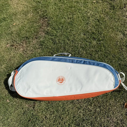 Wilson 2024 Team Roland Garros Backpack French Open Multi functional Large Capacity Orange Blue Grey Double Shoulder Tennis Bag
