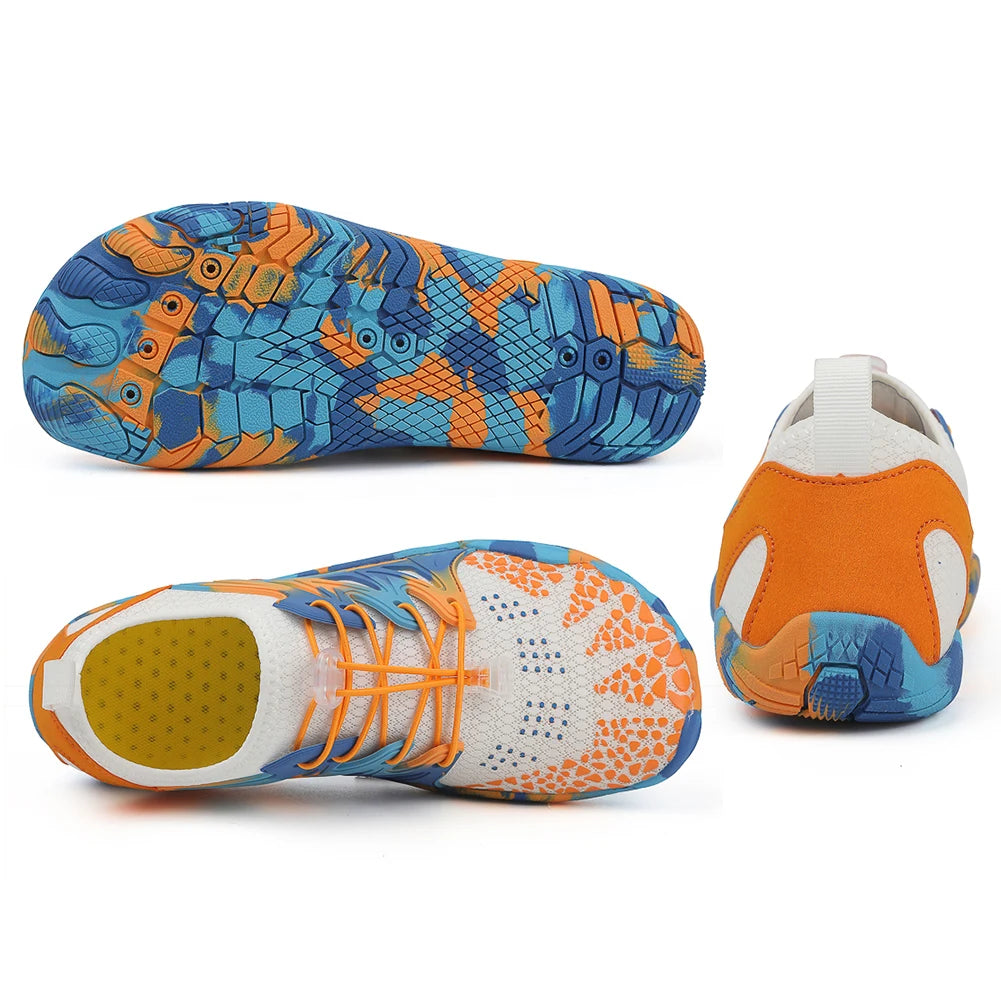 Beach Shoes for Men Women Breathable Barefoot Shoes Outdoor Athletic Sport Shoes for Hiking Diving Boating Outdoor Water Sports