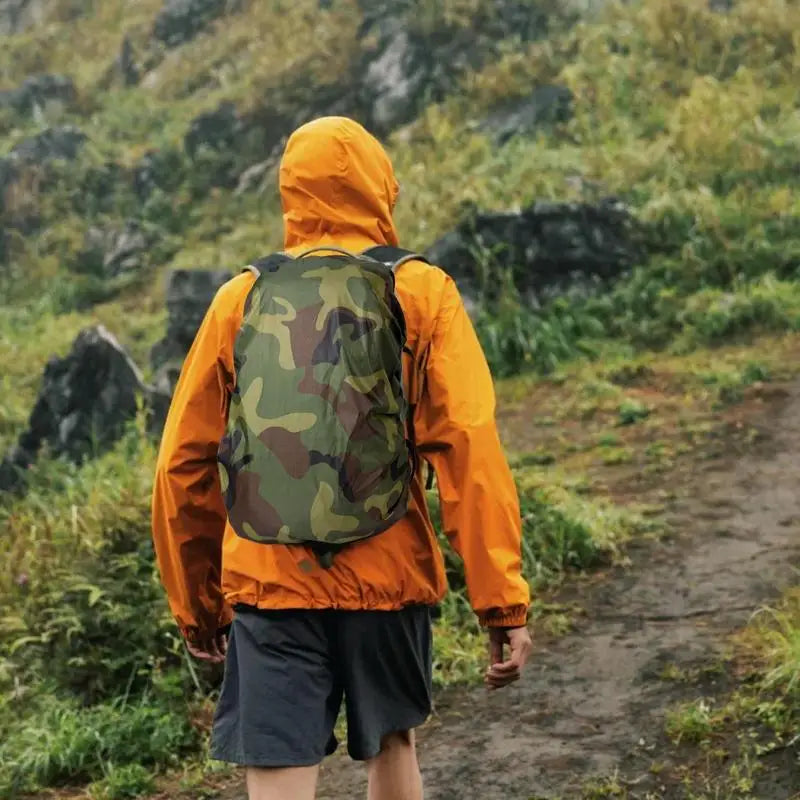 20-55L Outdoor Hiking Bag Rain Cover Universal Backpack Rain and Dust Cover School Bag Waterproof Cover