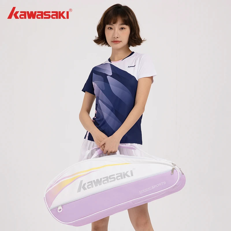 Kawasaki Portable Badminton Racket Bag K1G00-B8363 (Suitable For 6 Rackets) Convenient Carry Sport Gym Bag