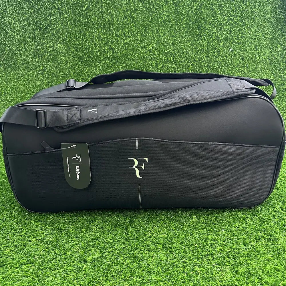 Wilson New Tennis Bag RF Series Federer High-Capacity Multifunctional Racket Bag Can Accommodate Up To Fifteen Tennis Rackets