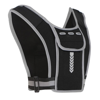 Sport Vest Phone Bag Reflective Cycling Backpack Multifunctional Sports Phone Chest Pack Lightweight for Outdoor Cycling Hiking