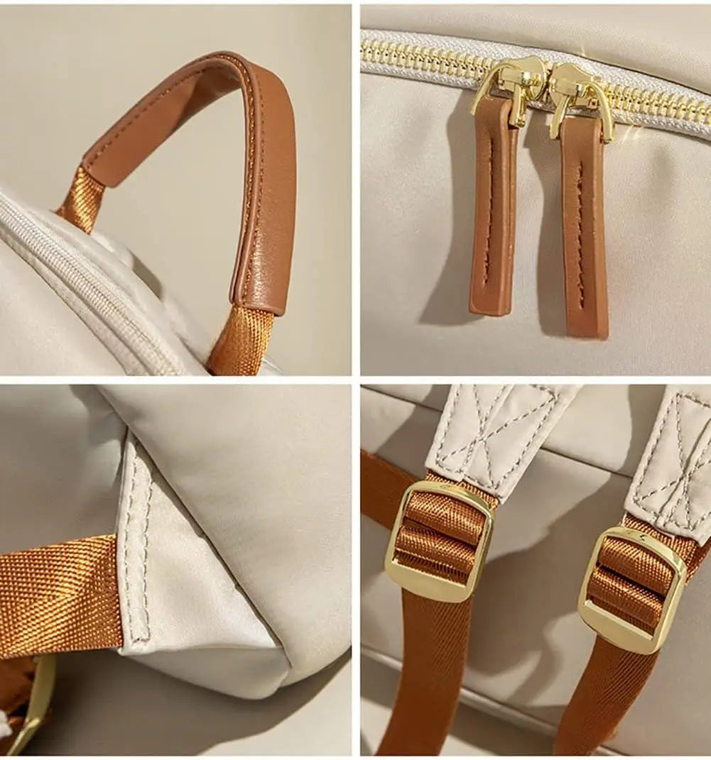 Womens Laptop Backpack, Large Capacity Multi-compartment, for Work, School, Travel, Fits 14-inch Laptop, Stylish Korean Style