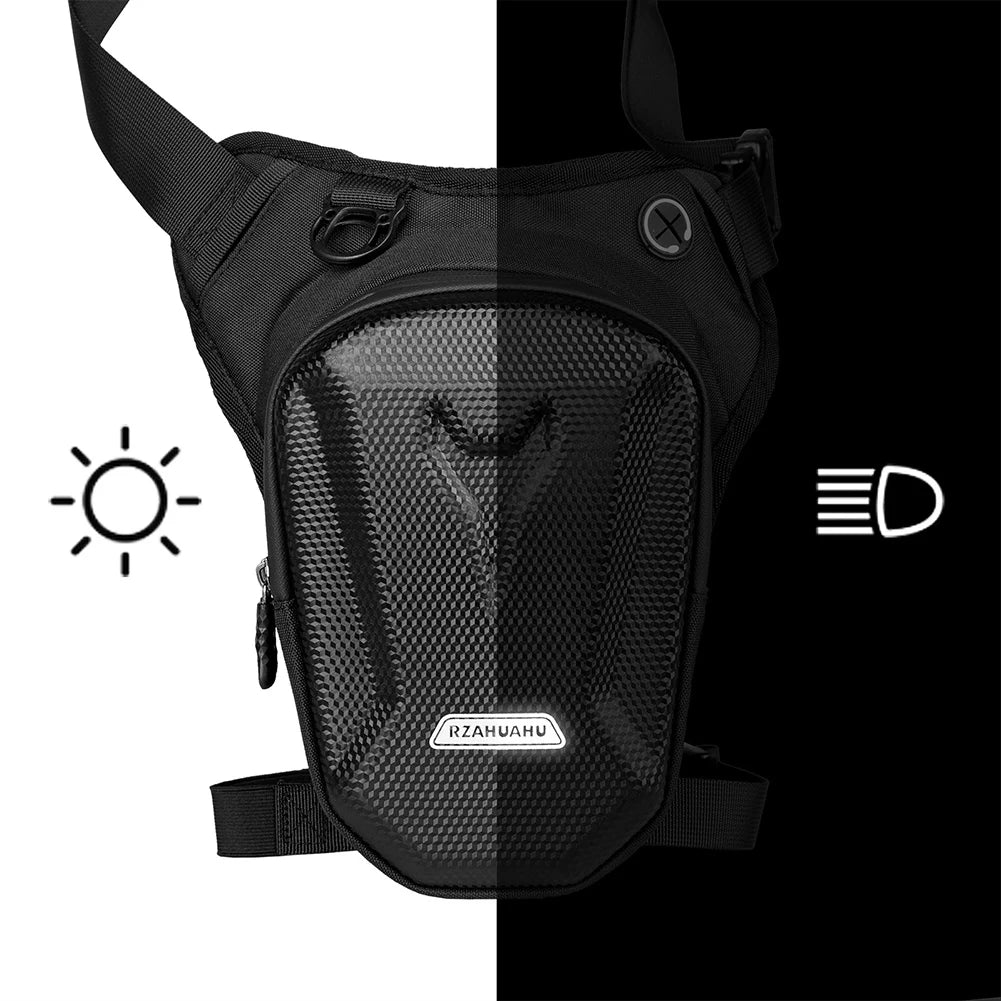 Motorcycle Leg Side Bag EVA Hard Shell Outdoor Waist Motorbike Packs Mobile Phone Purse Hip Bum Pack Motorcycle Accessories