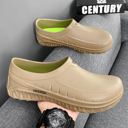 EVA Chef Shoes Lightweight Work Shoes Breathable Outdoor Safety Shoes Non-slip Comfortable Walking Shoes Waterproof for Men