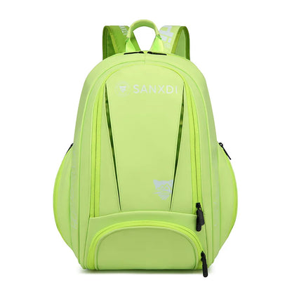 Badminton Tennis Racket Backpack Large Capacity Outdoor Sports Training Bag with Shoes Compartment Multifunctional Fitness Bag