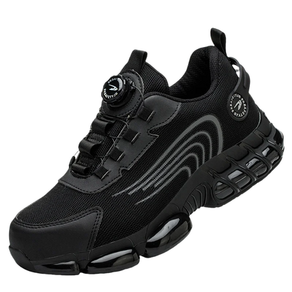 Rotating Button Safety Shoes Men Anti-smash Anti-puncture Work Shoes Fashion Men Safety Sport Shoes Security Protective Boots