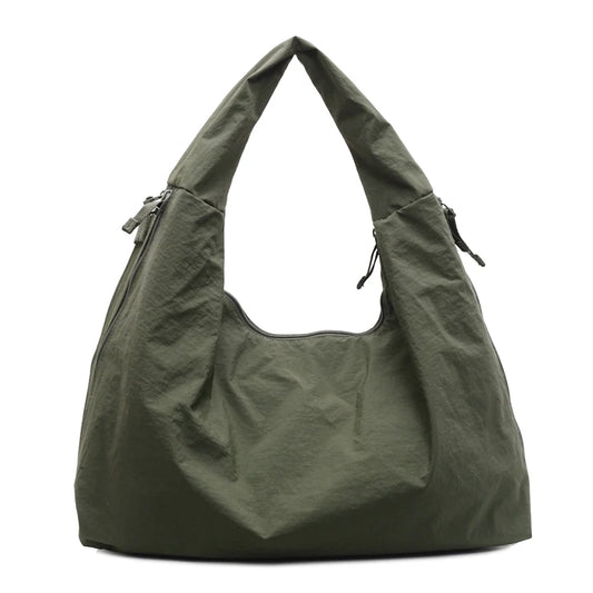 Women Simple Shoulder Bag Large Capacity Casual Tote Handbag Trendy Shoulder Bag Slouchy Top Handle Bag Female Dating Bag