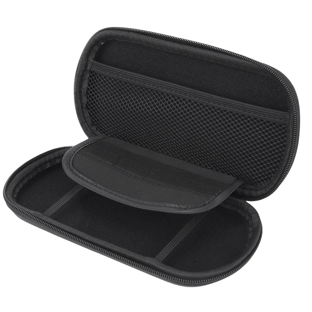 EVA Protective Case with Tempered Glass Film Hard Shell Storage Bag Waterproof for Trimui Smart Pro Handheld Game Console