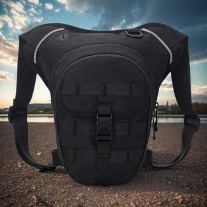 Motorcycle Drop Leg Bag Outdoor Waist Bag Large Capacity Motorbike Riding Chest Bag Multi-Function Breathable for Outdoor Travel