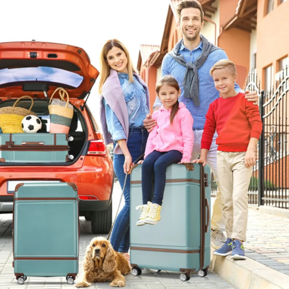 20-inch Hard-shell Suitcase With Cosmetic Bag High Quality Luggage TSA-approved lock Silent Spinner Wheels