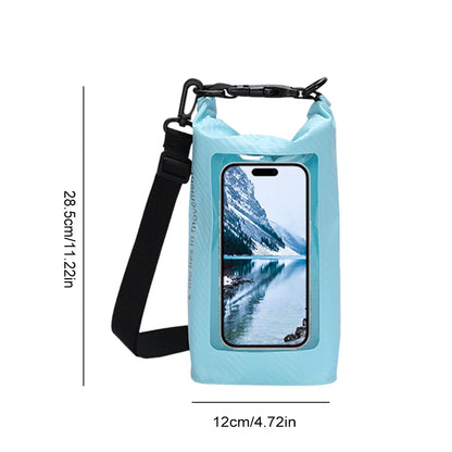2L Waterproof Swimming Bag Touch Screen Kayak Diving Storage Bag Beach Outdoor Dry Cellphone Cover Rafting Surfing Boating Bags