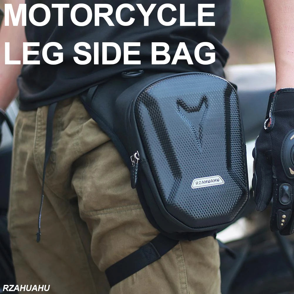 Waterproof Waist Leg Bag Motorcycle EVA Hard Shell Cell/Mobile Phone Purse Packs
