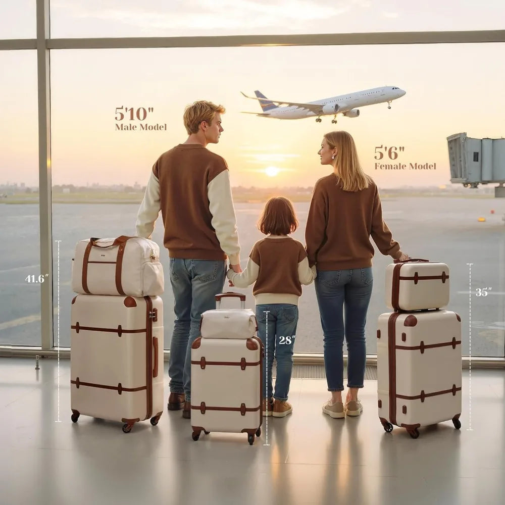 Coolife Luggage Set 3 Piece Suitcase Set Carry On Luggage PC Hardside Luggage TSA Lock Spinner Wheels Telescopic Handle