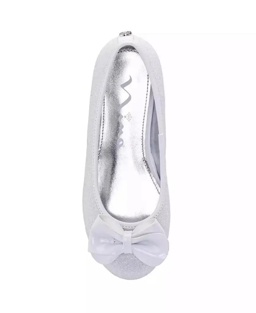 Nina | Little Girls Rose Ballet Flat-Shoe Flats