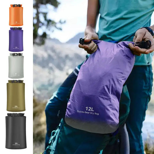 Dry Bag Roll-top Waterproof Floating Sack Swimming Rafting Kayaking River Trekking Floating Sailing Canoing Boating Water Bag