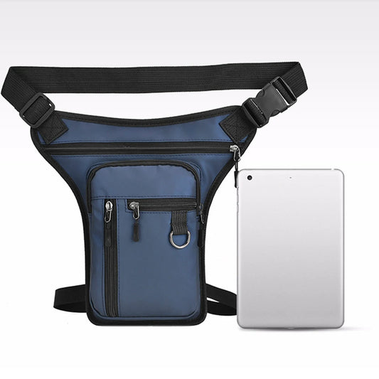 Men Motorcycle Leg Side Bag Multipocket Hip Waist Bags PU Leather Tactical Travel Purse Outdoor Sports Ride Bag