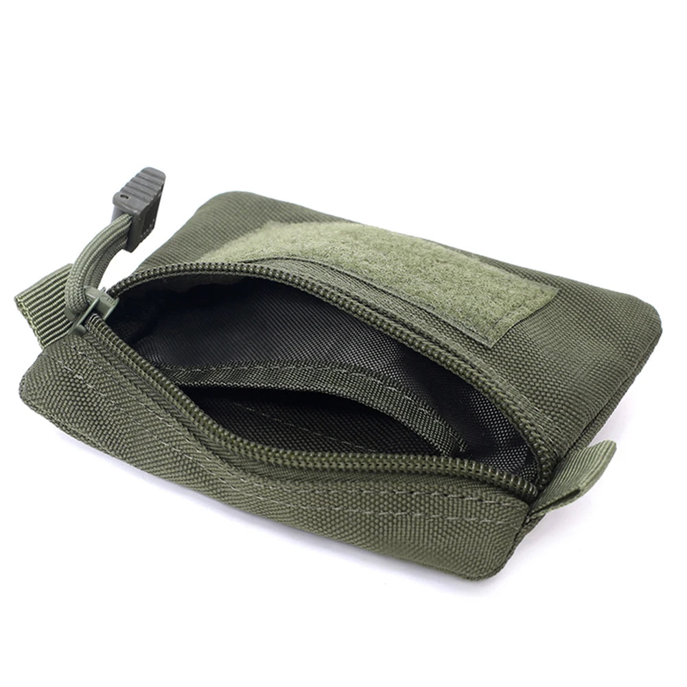 Outdoor Camping EDC Molle Wallet Waterproof Portable Travel Zipper Waist Pouch