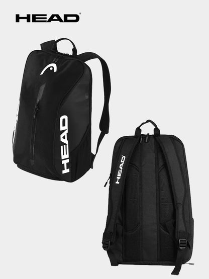 HEAD Tennis Bag 2025 Tour Series Backpack 2 pcs Men's and Women's Professional Racket Bag 25L