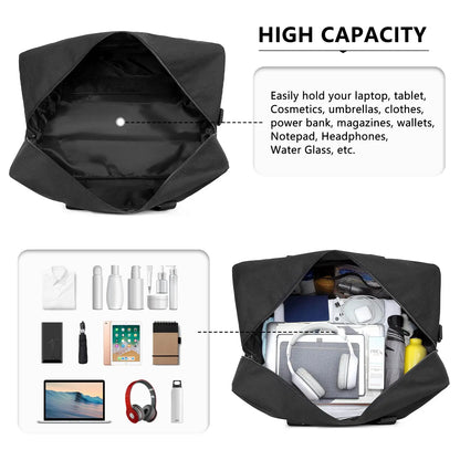 Kono 55x35x25 Carry On Luggage 48L Large Capacity Holdall Hand Luggage Unisex Sports Travel Duffels Bag