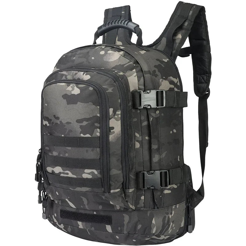 Extra Large 60L Travel Laptop Backpacks Military Tactical Backpack For Men Women Water Resistant Sturdy Outdoor Camo Bag