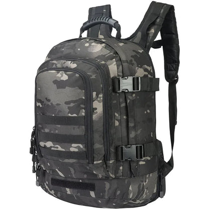 Extra Large 60L Travel Laptop Backpacks Military Tactical Backpack For Men Women Water Resistant Sturdy Outdoor Camo Bag