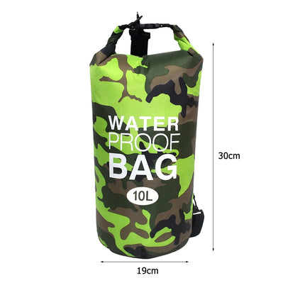 15-2L Swimming Waterproof Dry Bag Outdoor Floating Trekking Beach Backpack PVC Thickened Double-Layer Fabric IPX6 Waterproof Bag