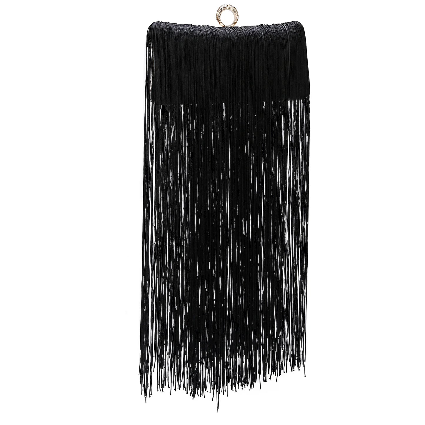2025 Fashion Luxury Long Tassel Handmade Evening Banquet Bag Women Handbag Wedding Party Clutch Purse Shoulder Crossbody Purse