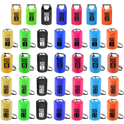 Waterproof Swimming Bag Dry Sack Fishing Surfing Beach Seaside Boating Storage Drifting Rafting Bag for Outdoor