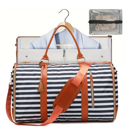 4-in-1 Convertible Garment Bag with Shoulder Strap