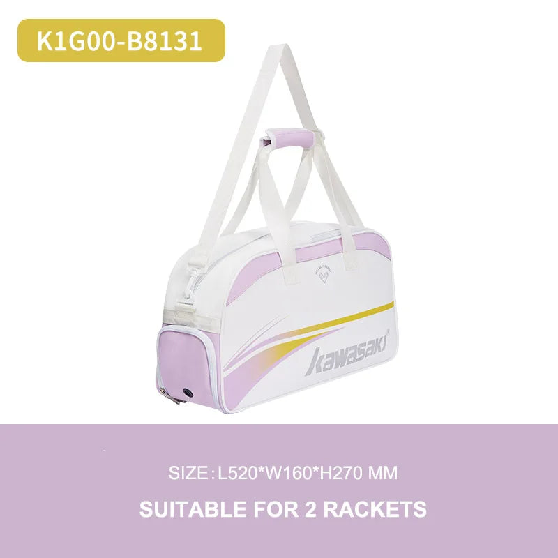 Kawasaki Portable Badminton Racket Bag K1G00-B8363 (Suitable For 6 Rackets) Convenient Carry Sport Gym Bag