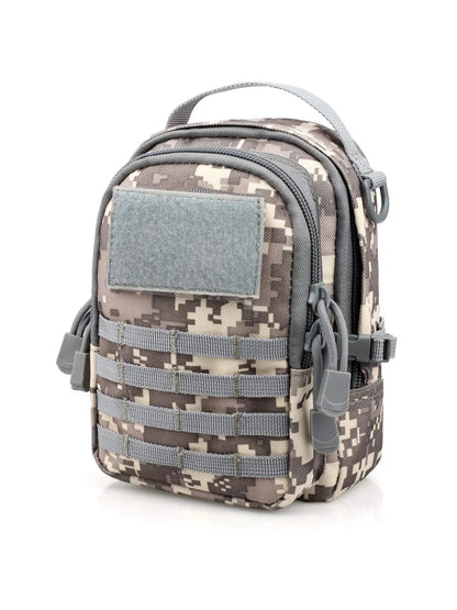 Tactical Molle Pouch Small, EDC Utility Tool Pouches  Compact Multi-Purpose Waist Bag, Mini Design of 3-Day Assault Backpack