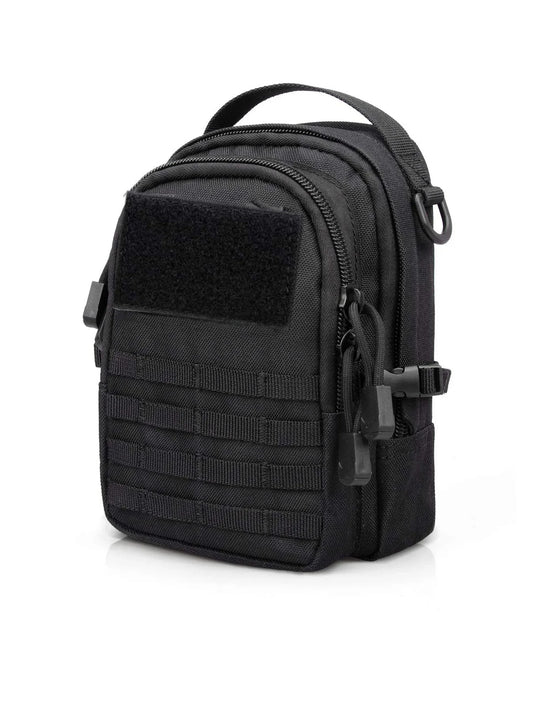 Tactical Molle Pouch Small, EDC Utility Tool Pouches  Compact Multi-Purpose Waist Bag, Mini Design of 3-Day Assault Backpack