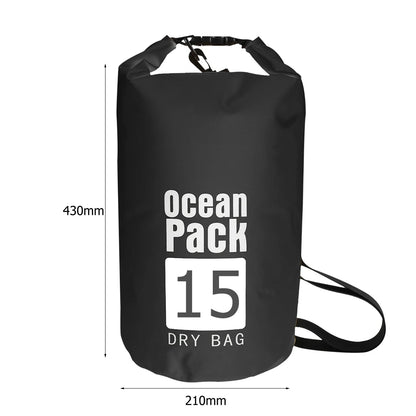 20L Inflatable Open Swimming Buoy Tow Float Dry Bag With Waist Belt For Boating Rafting Swimming Bucket Water Sport Safety Bag