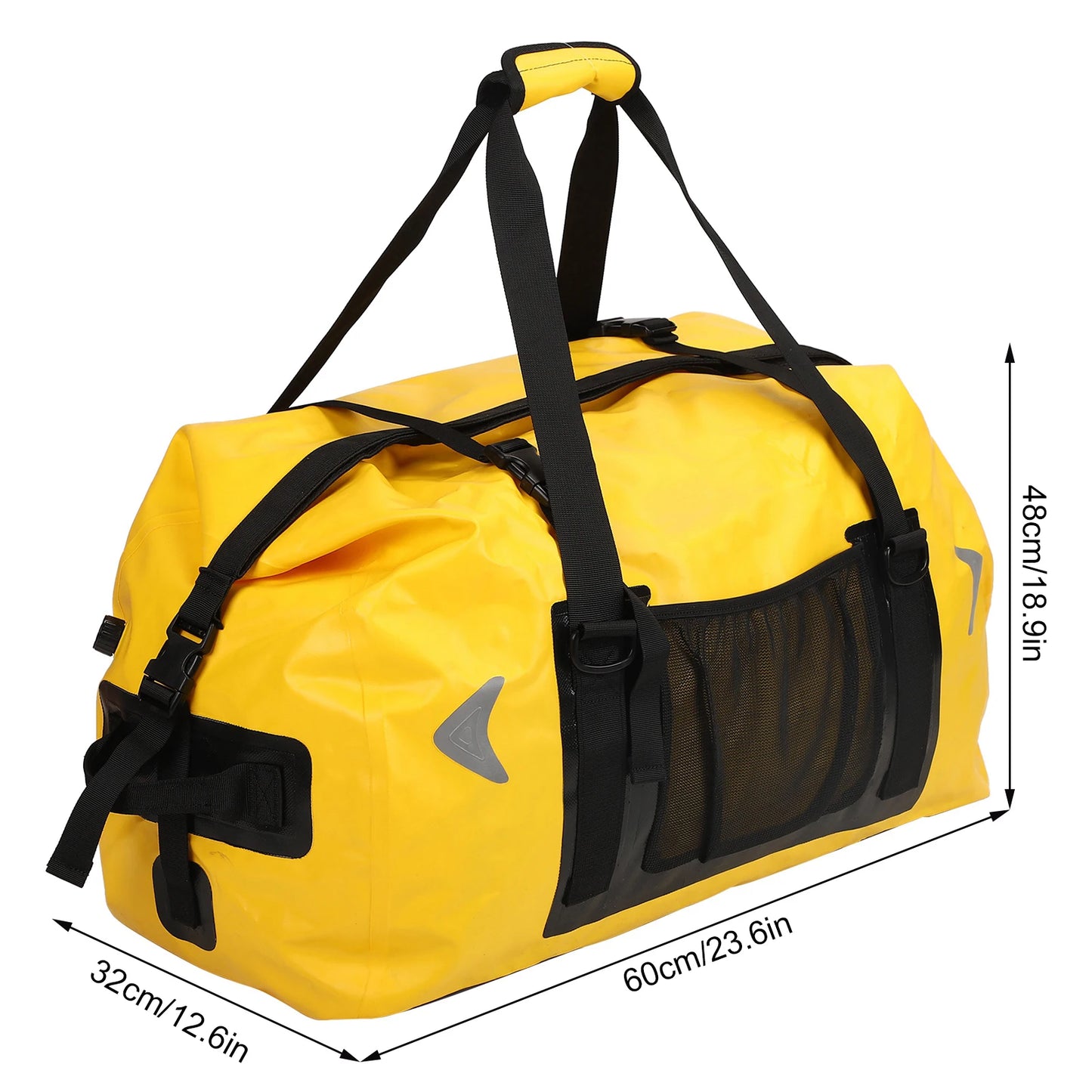 65L Waterproof Mesh Cloth Motorcycle Rear Seat Bag Large Capacity Cycling Accessory Motorcycle Rear Seat Bag Cycling Accessory