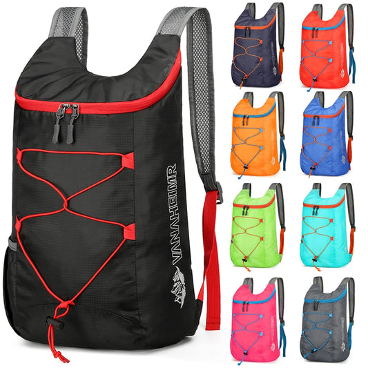10L Foldable Portable Backpack Splashproof Folding Hiking Daypack Ultralight Travel Daypack Bag Sports Daypack for Male Female