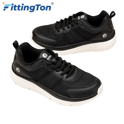 Wide Design 2E Men'S Walking Shoes Lightweight Breathable Cushioning Shoe Relieve Plantar Fasciitis Pain With Arch Support