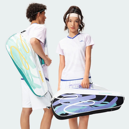 Kawasaki 2025 Brand New Badminton Bag 6pcs-Pack Large Capcity racquet Tennis bag K1G00-C8611