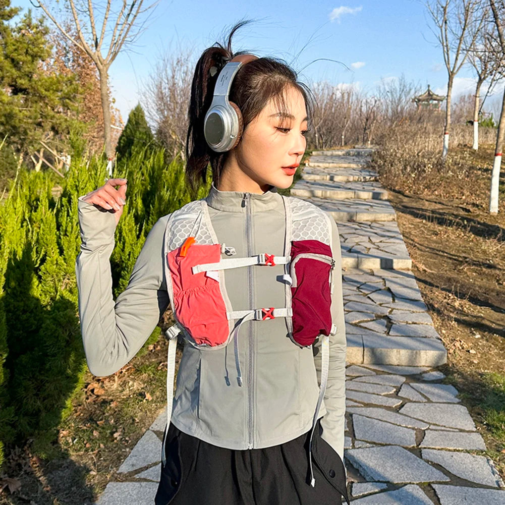 Hydration Running Vest Waterproof Water Bladder Daypack Reflective Outdoors Hydration Pack for Hiking Trail Running