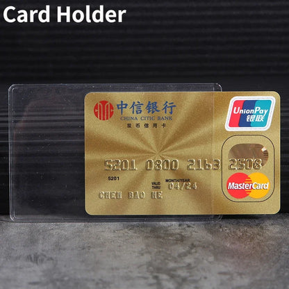 New Carbon Fiber Short Wallet Men's Card Bag Integrated Zipper Change Bag Holder Slim Minimalist Carbon Tri-Fold Wallet