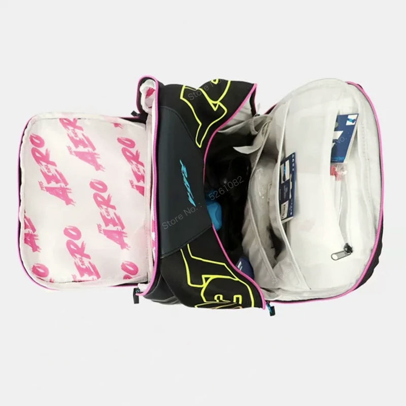 2024 Babolat Pure Aero Rafa Tennis Backpack Large Capacity Sports Bag Holds Up To 2 Tennis Racquets For Women Men