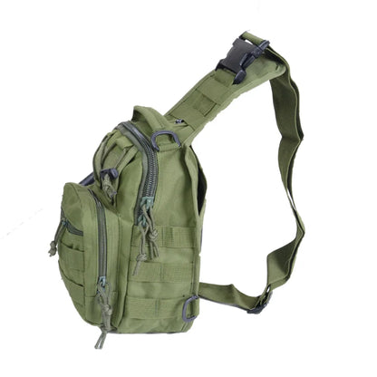 Small saddle bag Army Fan Tactical Burger Chest Bag Small Gannet camouflage multi-functional outdoor leisure cycling mountain