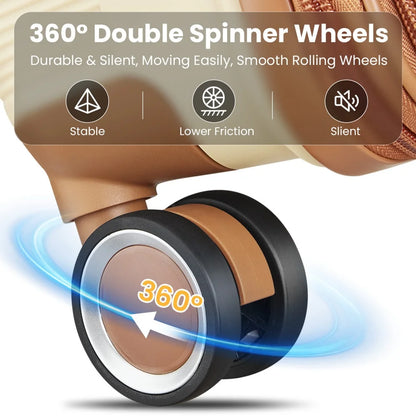 4pcs Luggage Sets Hardshell Durable Expandable Suitcase Spinner Wheels TSA Lock 14/20/24/28 Inch Zippers Travel Suitcase Luggage