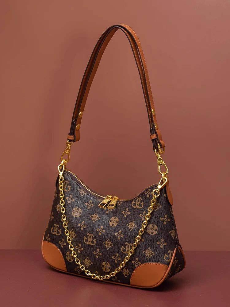 Custom 1:1 high quality Women's Underarm Bag Popular Lady Shoulder Bag Leather Luxury Handbag Ladies Bag Designer Crossbody Bag