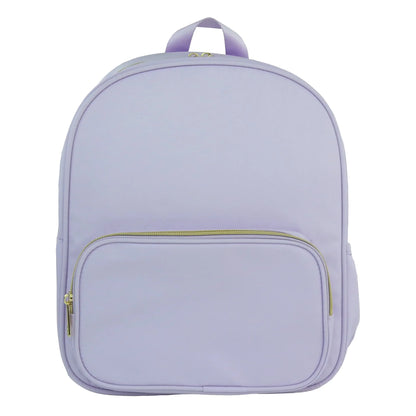 Nylon Backpack, Customizable Travel Book Bag for Crafts, School, and Everyday Use, Purple