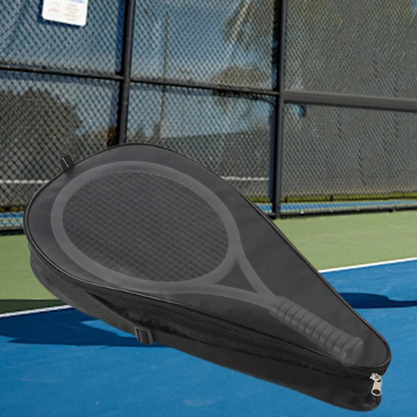Versatile Tennis Racquet Cover Bag Carrying Case for Players Youth Adults